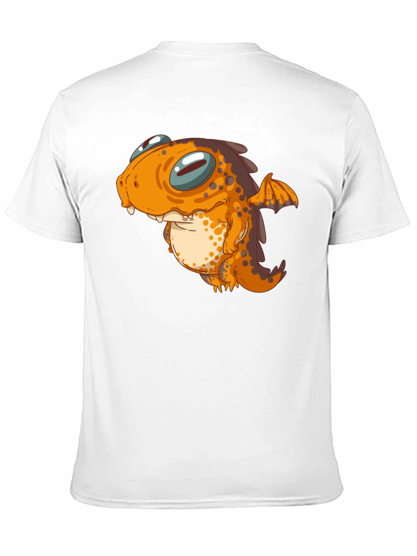 Cute Dragon Graphic Tee - Black Unisex T-Shirt