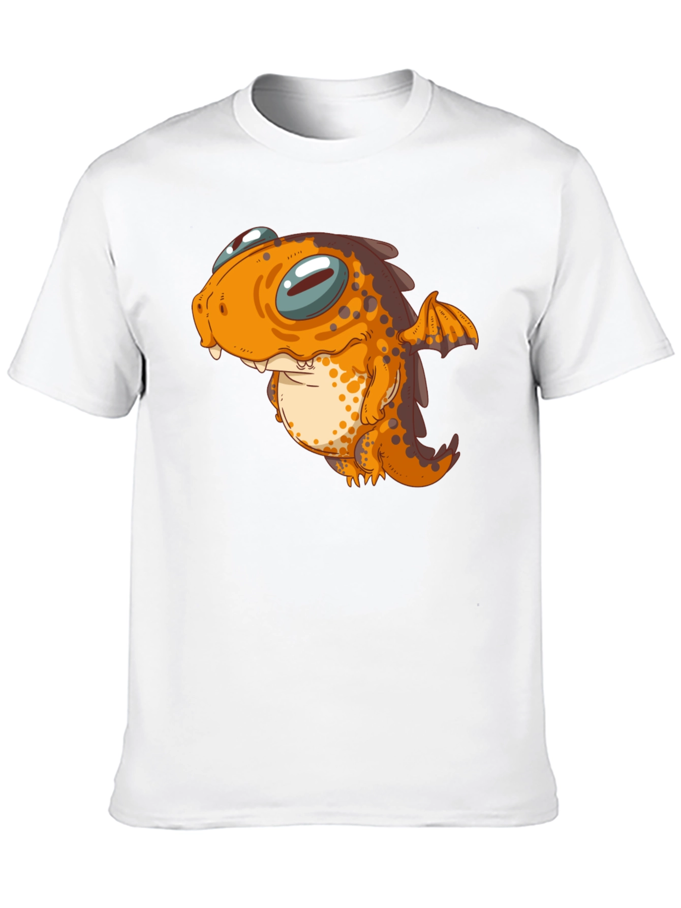 Cute Dragon Graphic Tee - Black Unisex T-Shirt