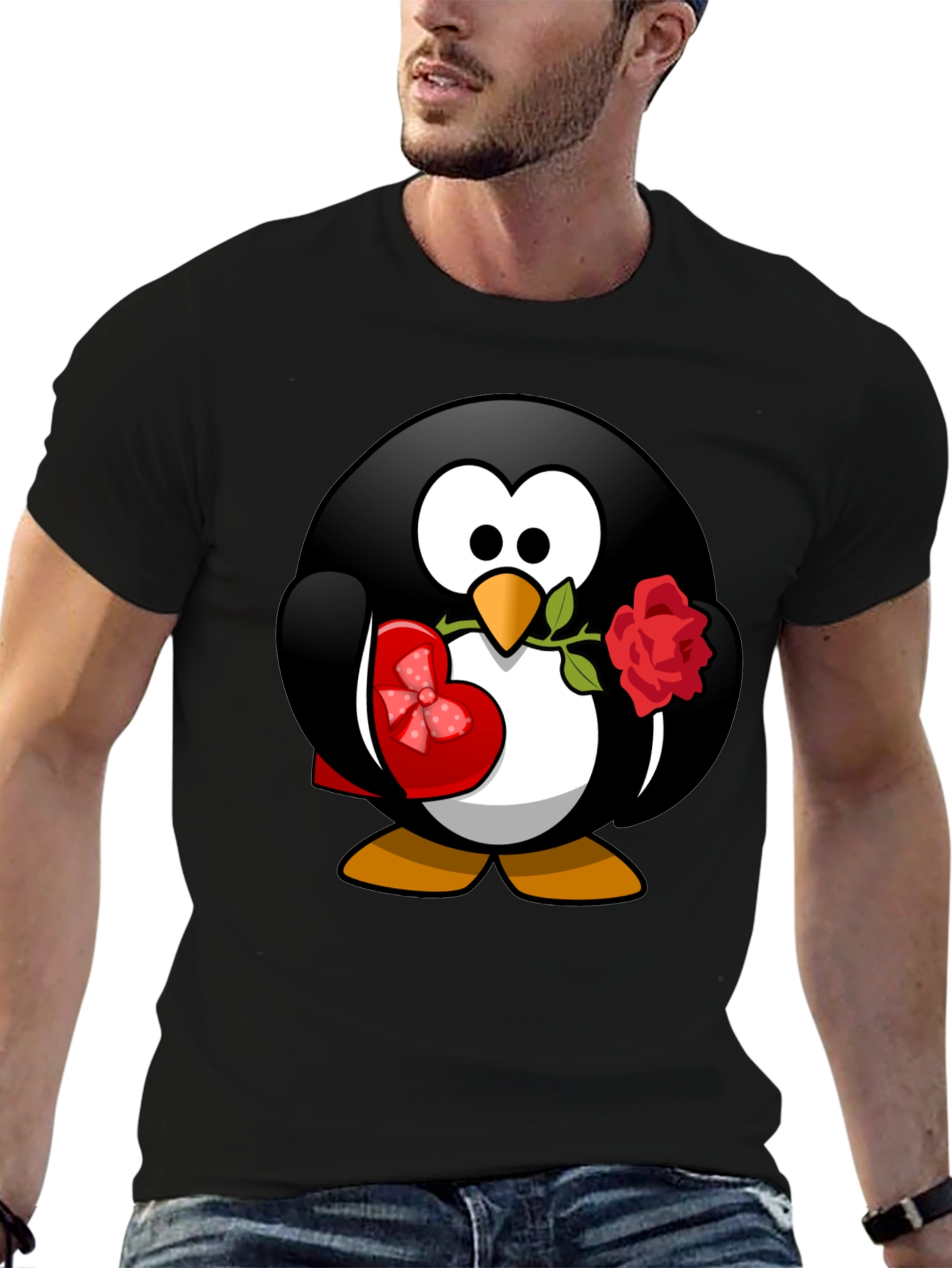 Penguin Love T-Shirt - Valentines Day Gift