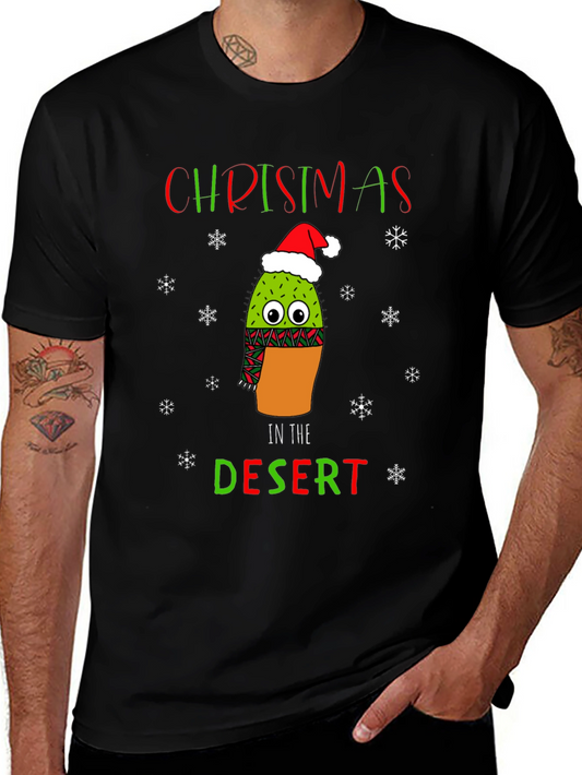 Christmas Cactus Desert T-Shirt