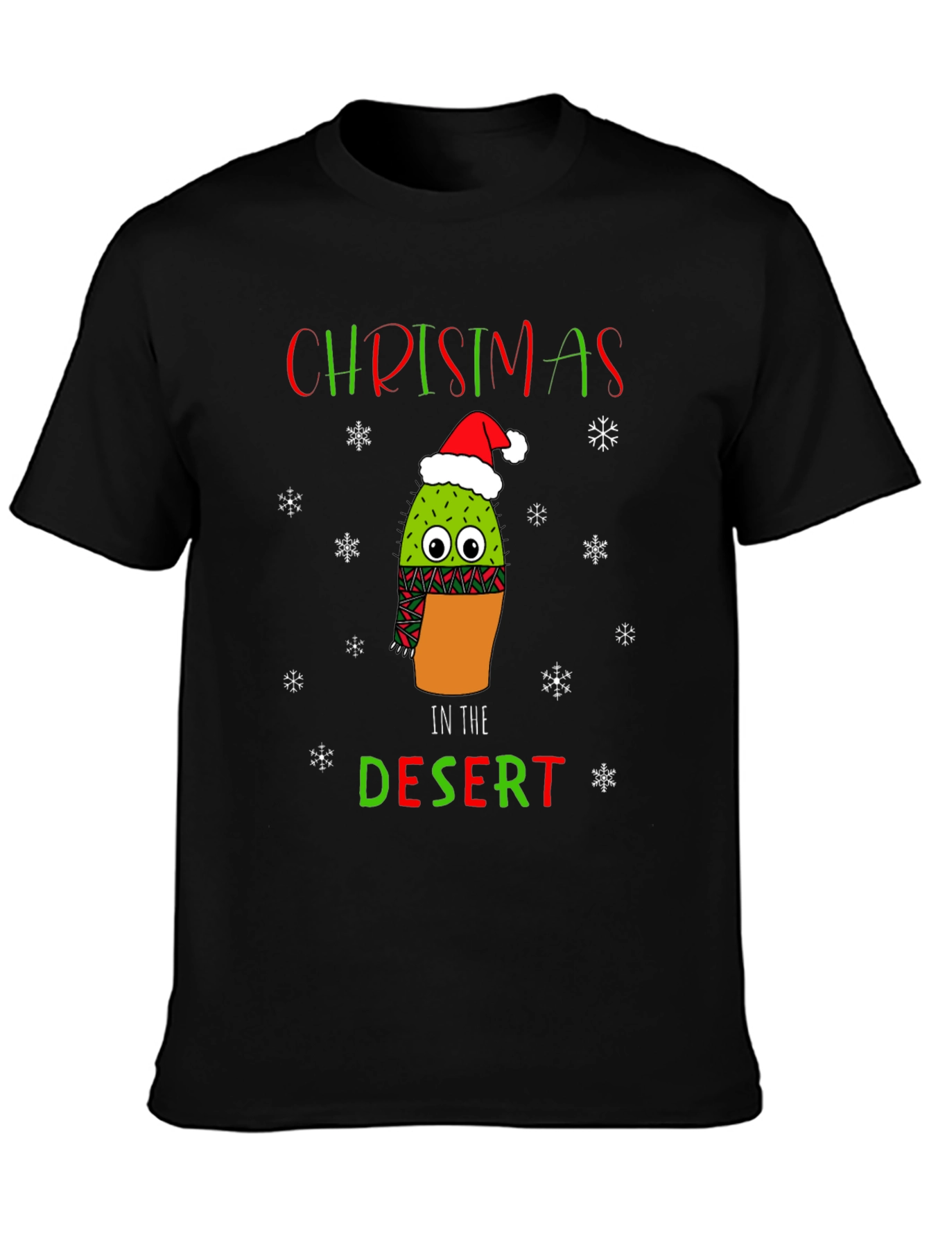 Christmas Cactus Desert T-Shirt