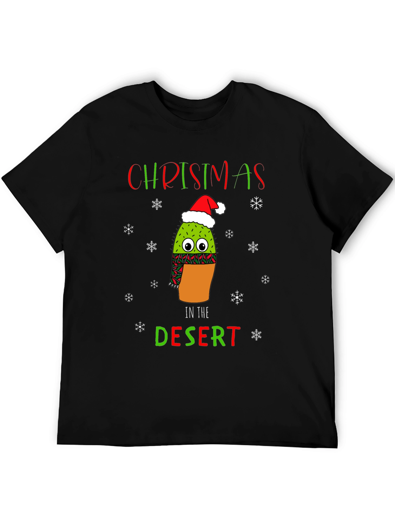 Christmas Cactus Desert T-Shirt