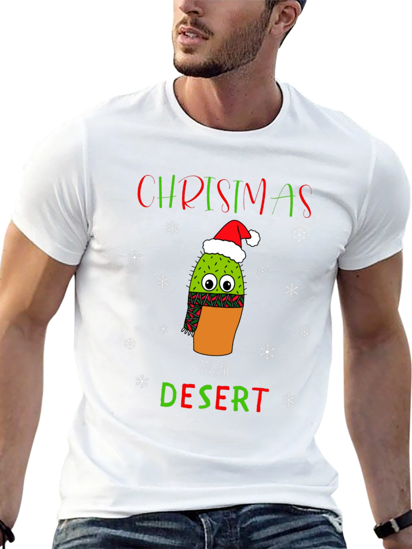 Christmas Cactus Desert T-Shirt