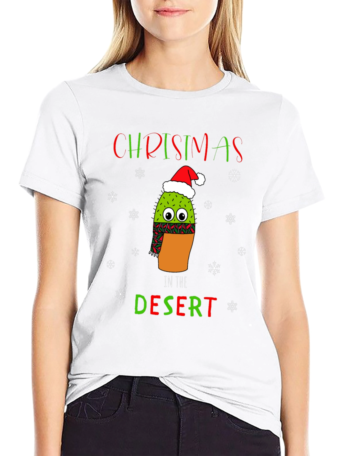 Christmas Cactus Desert T-Shirt