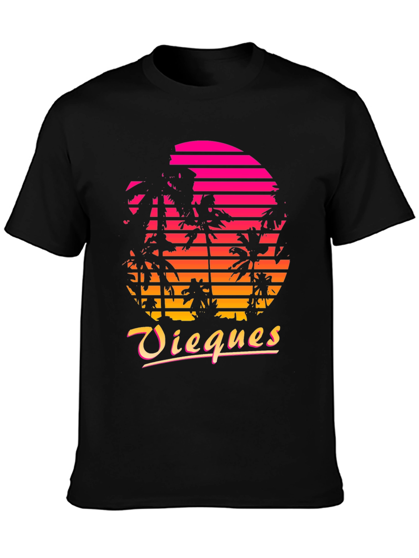 Vieques Retro Sunset T-Shirt