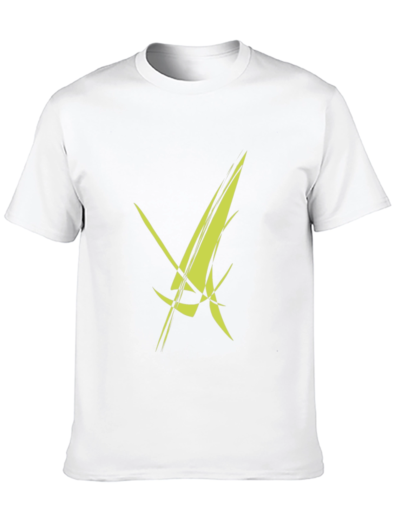 Modern Abstract Graphic Black T-Shirt