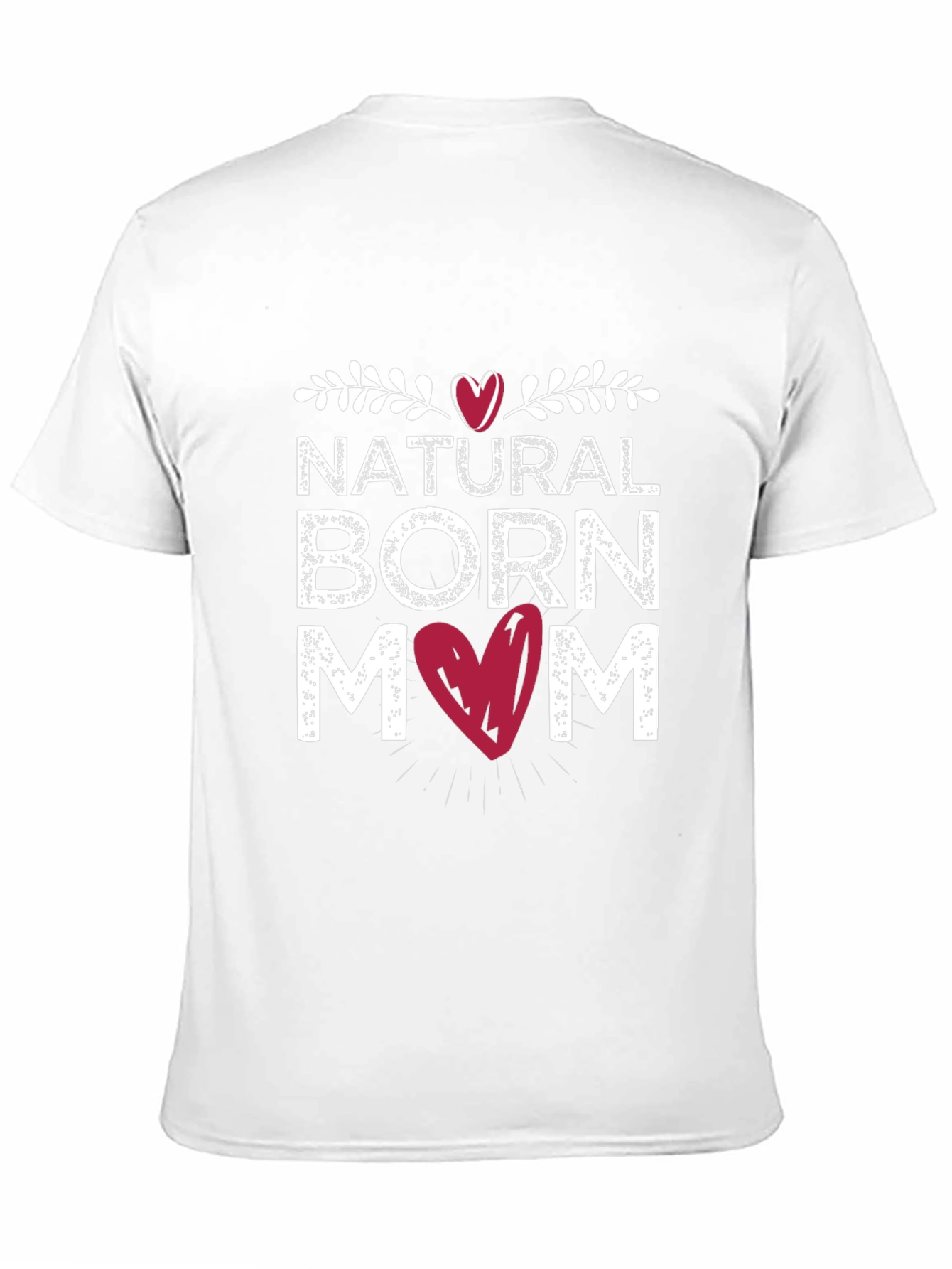 Natural Born Mom Black T-Shirt
