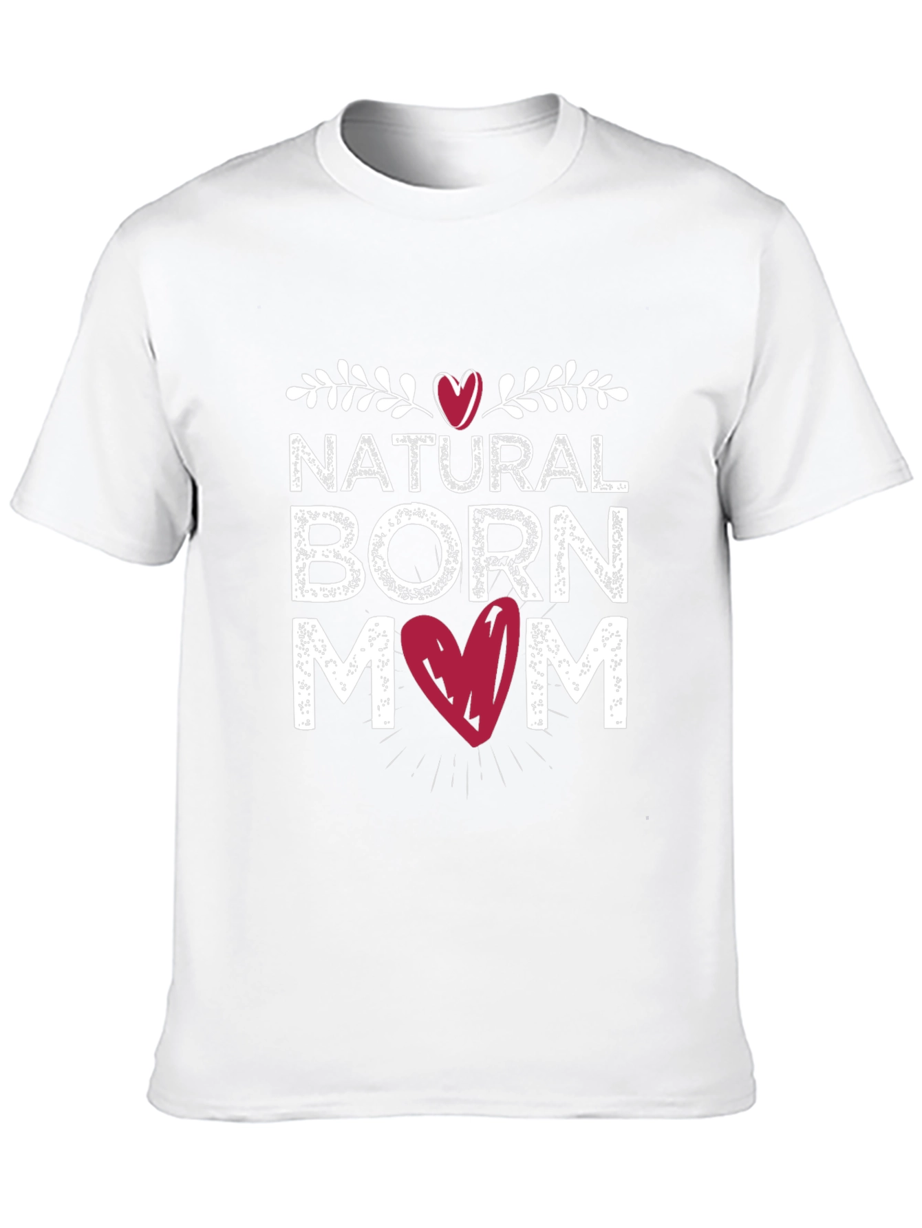 Natural Born Mom Black T-Shirt