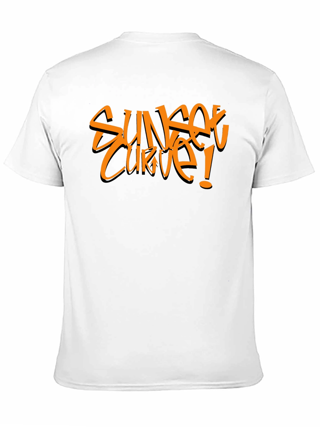 Sunset Curve Graphic Tee - Bold Style