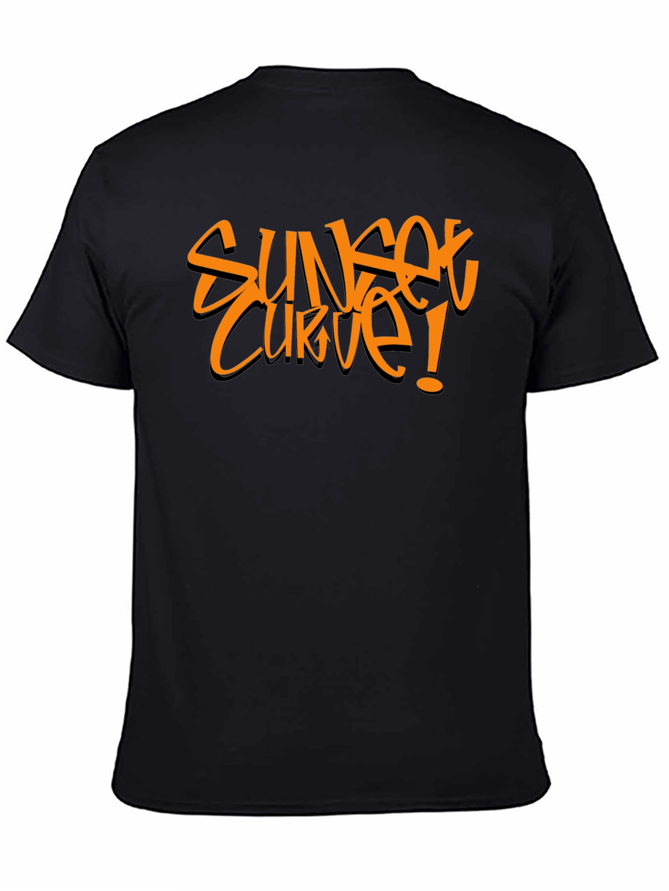 Sunset Curve Graphic Tee - Bold Style