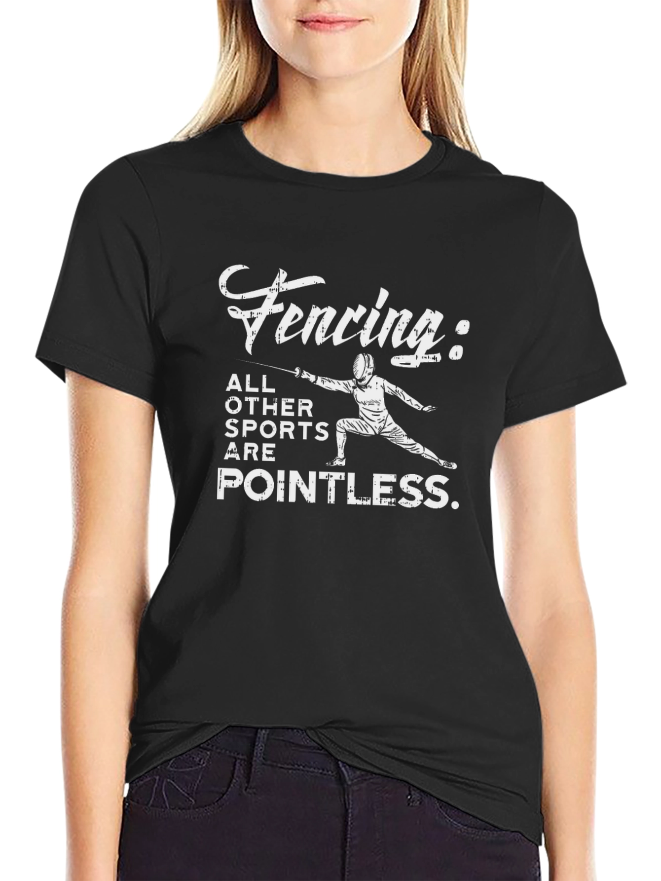 Fencing: All Other Sports are Pointless T-Shirt