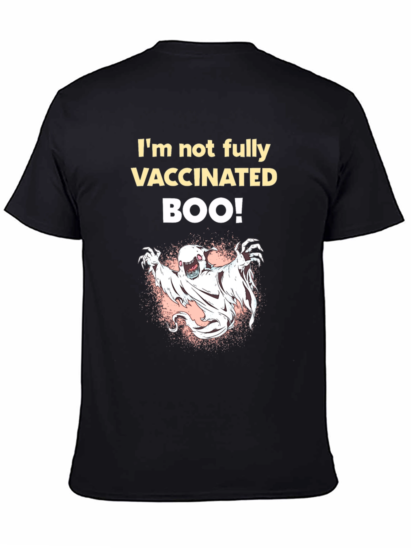 Funny Unvaccinated Halloween Ghost T-Shirt