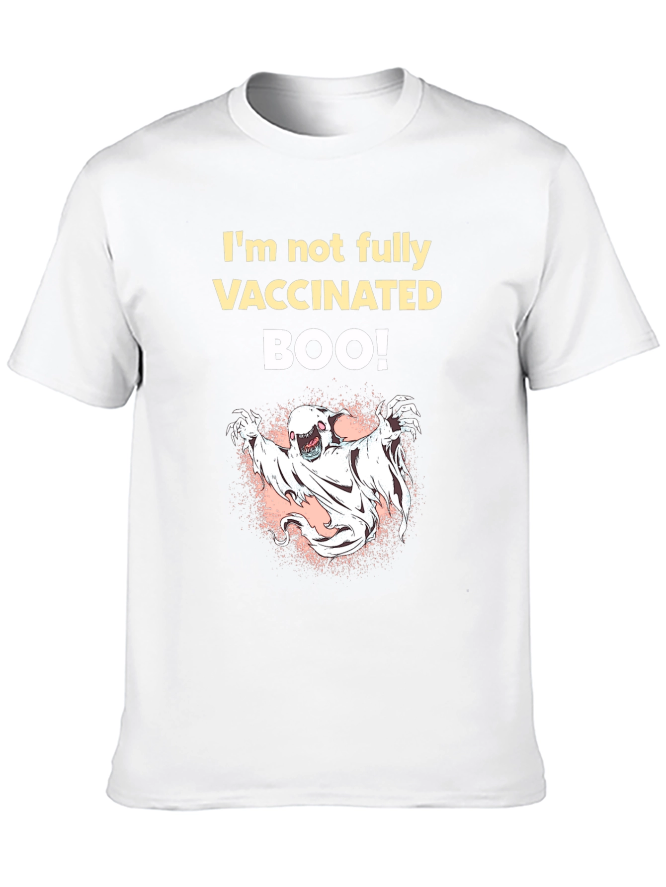 Funny Unvaccinated Halloween Ghost T-Shirt