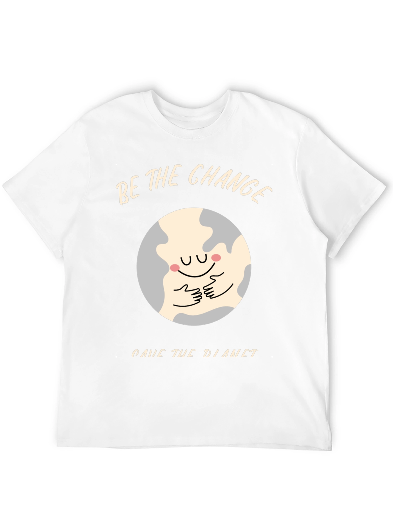 Be The Change Save The Planet Black T-Shirt