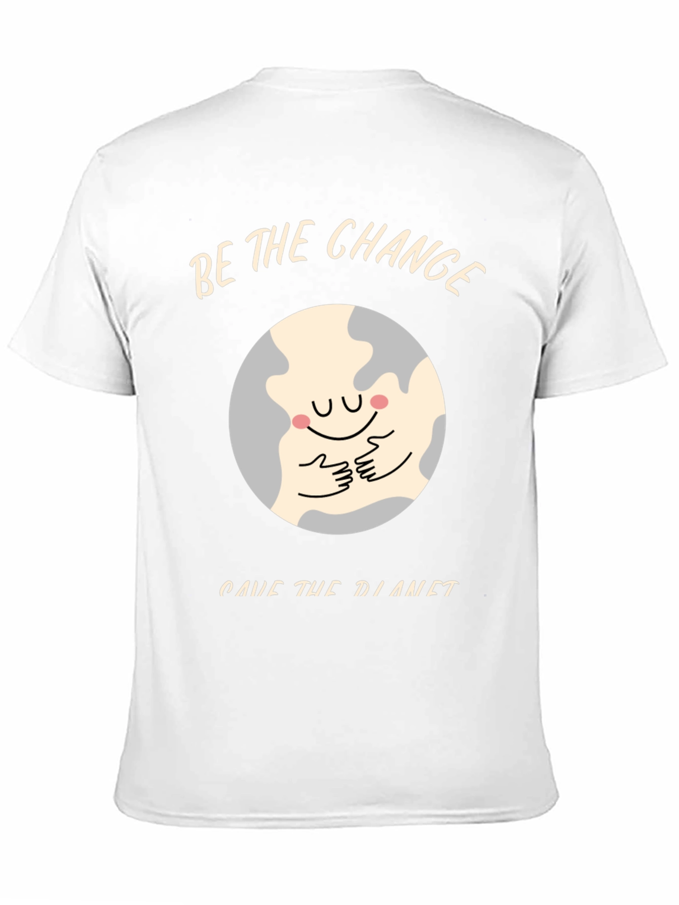 Be The Change Save The Planet Black T-Shirt