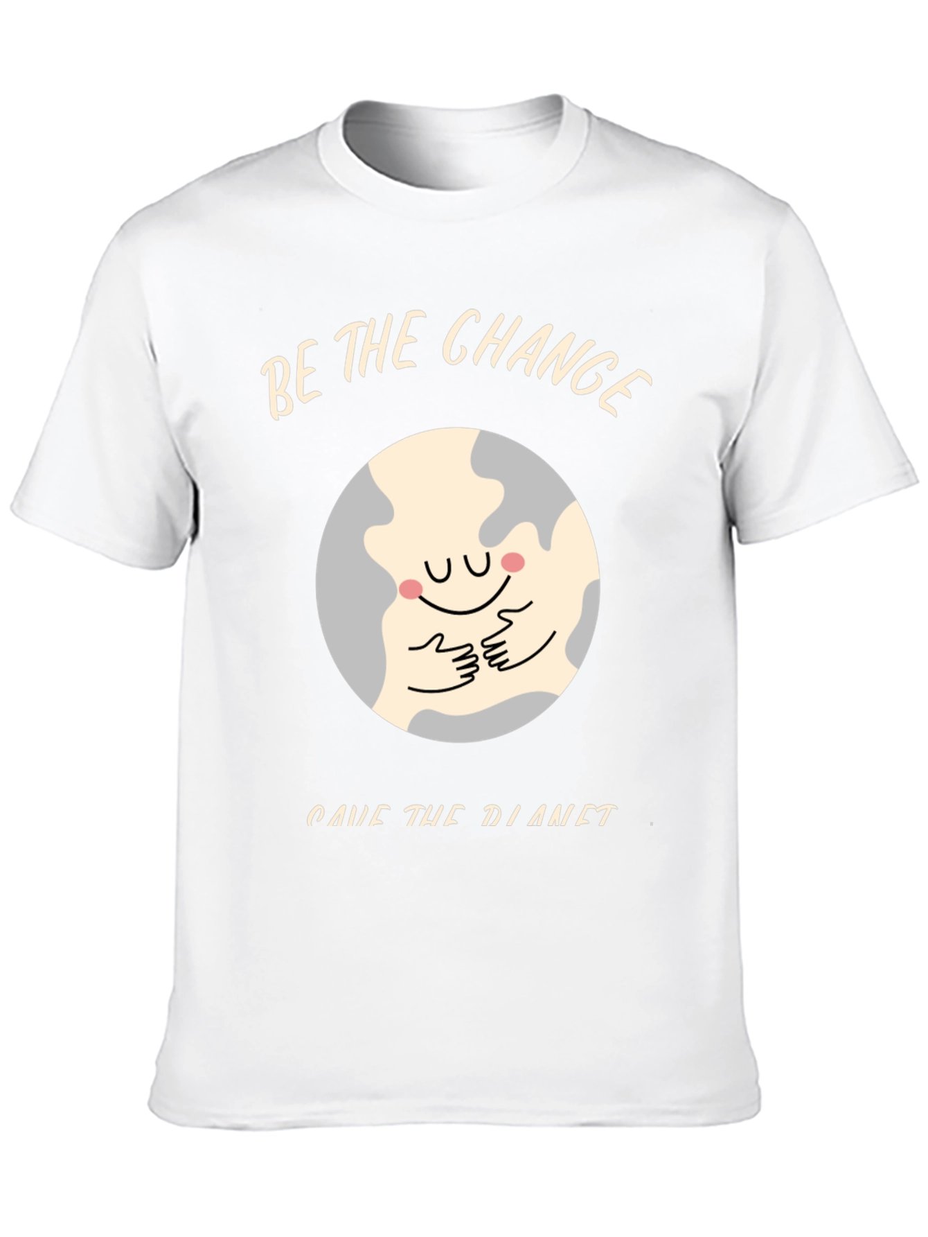 Be The Change Save The Planet Black T-Shirt