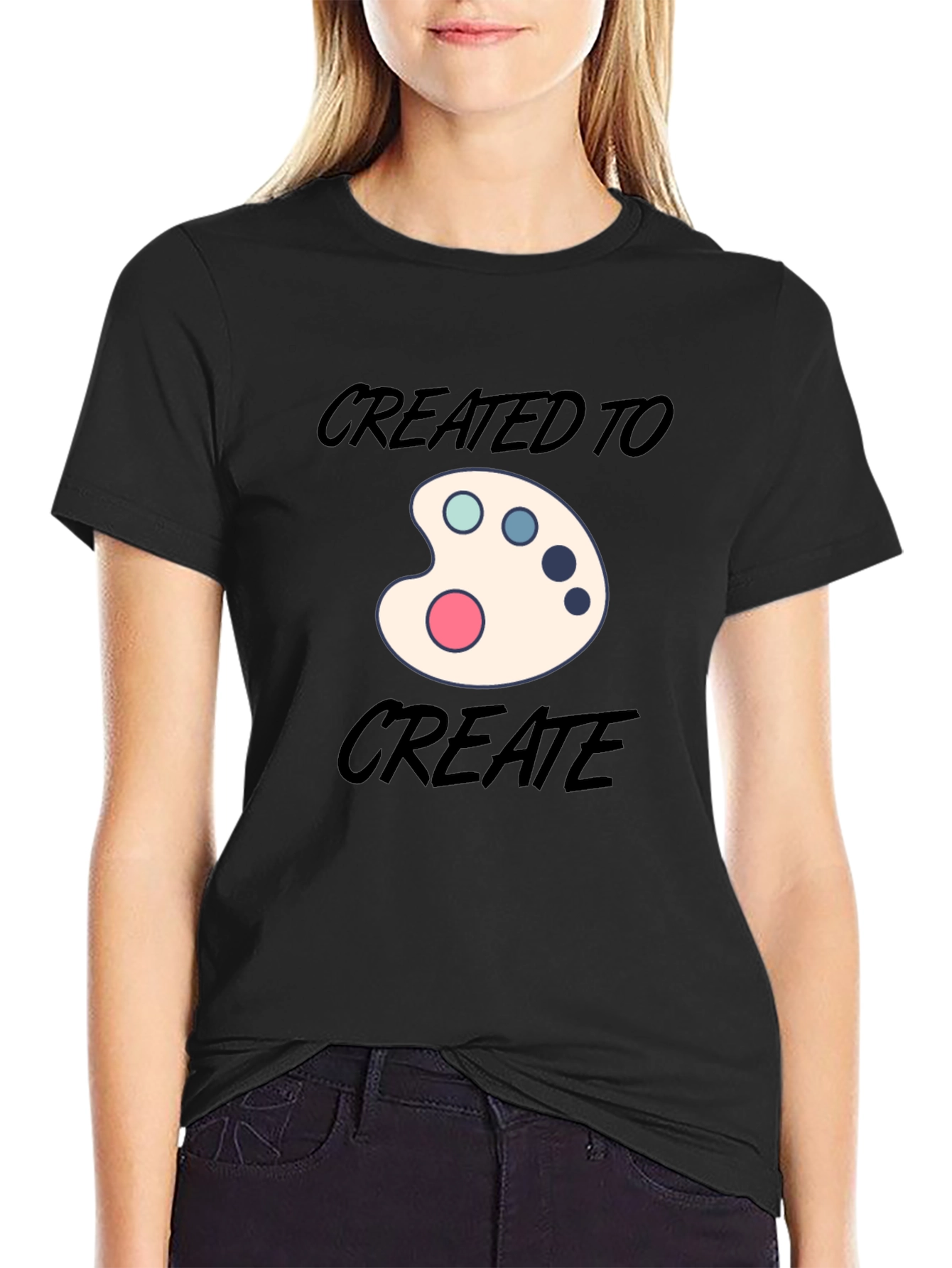 Art Palette Graphic T-Shirt - Created to Create