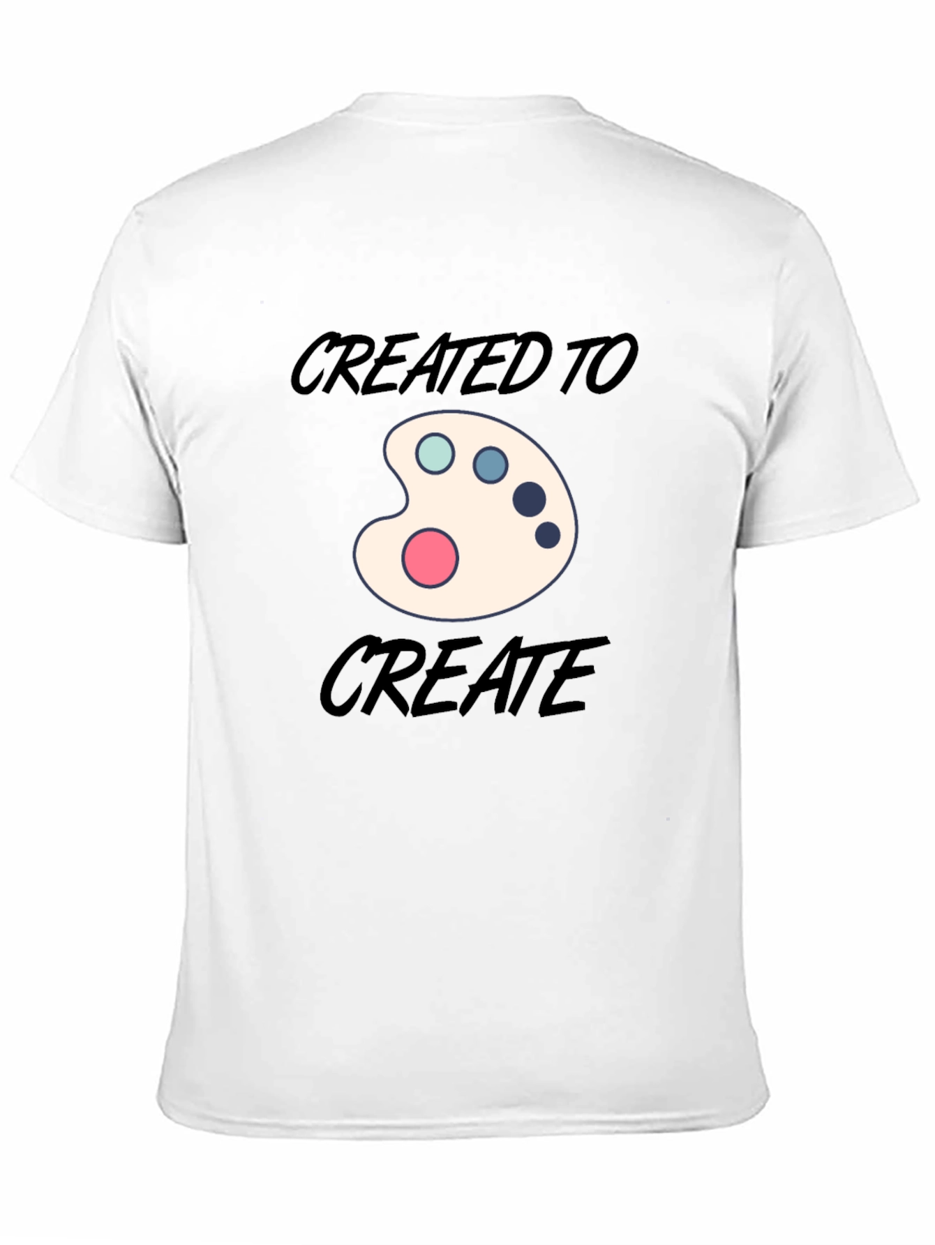 Art Palette Graphic T-Shirt - Created to Create