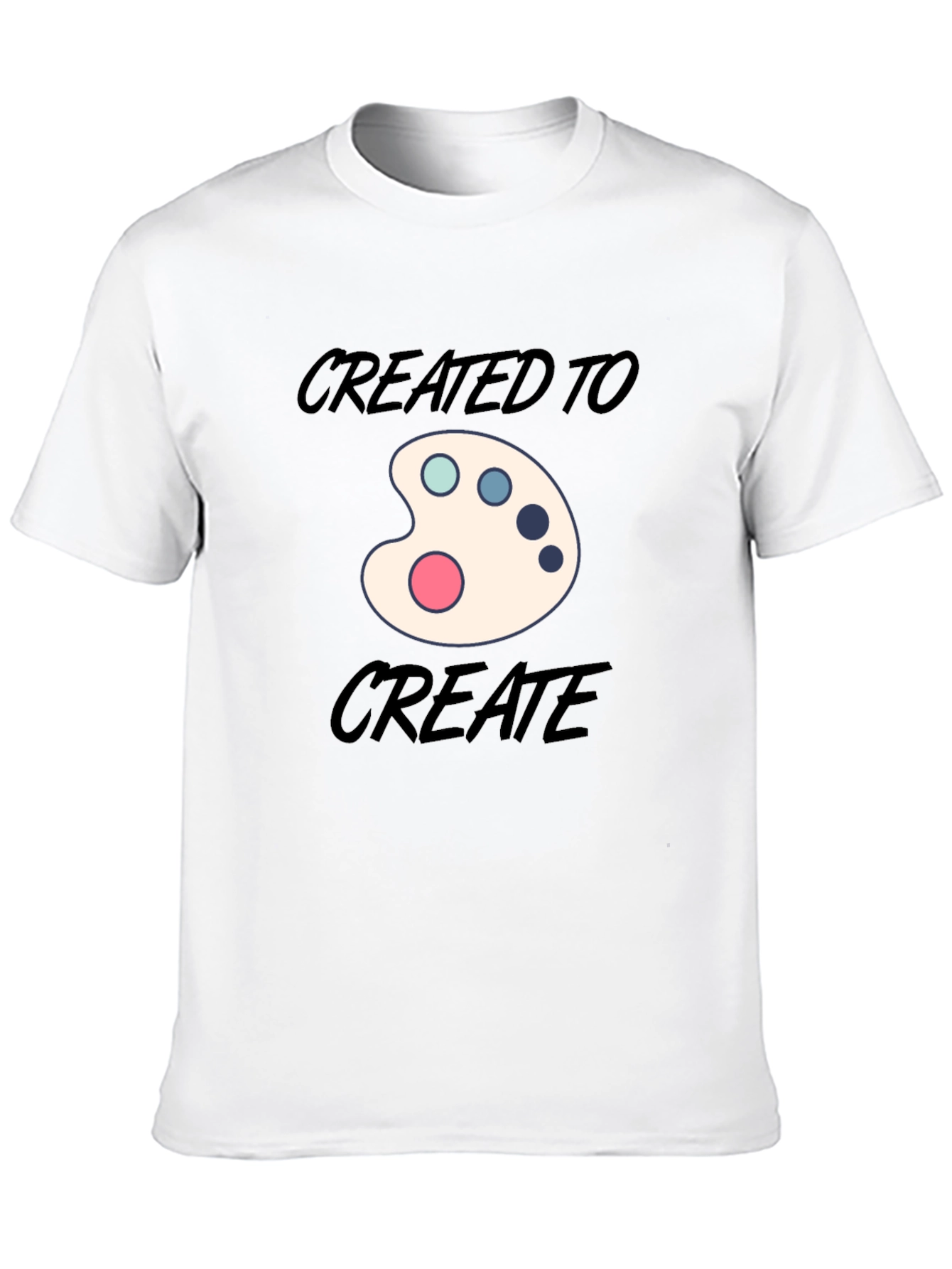 Art Palette Graphic T-Shirt - Created to Create