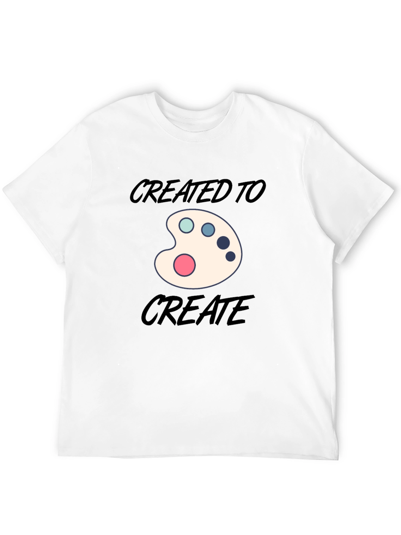 Art Palette Graphic T-Shirt - Created to Create