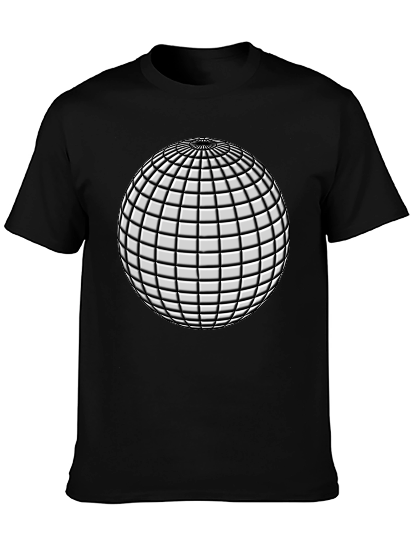 Geometric Sphere Graphic T-Shirt - Modern Design