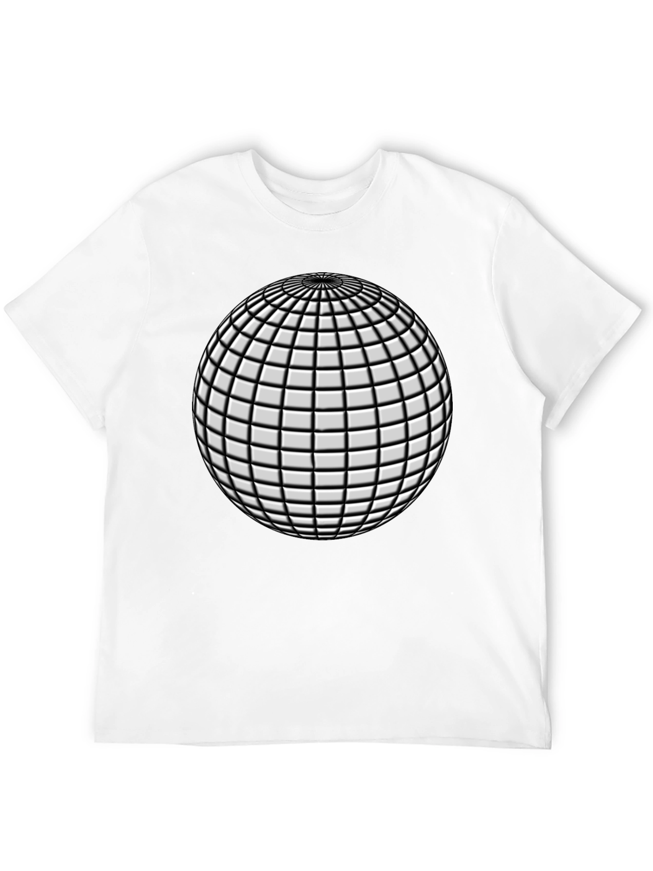 Geometric Sphere Graphic T-Shirt - Modern Design