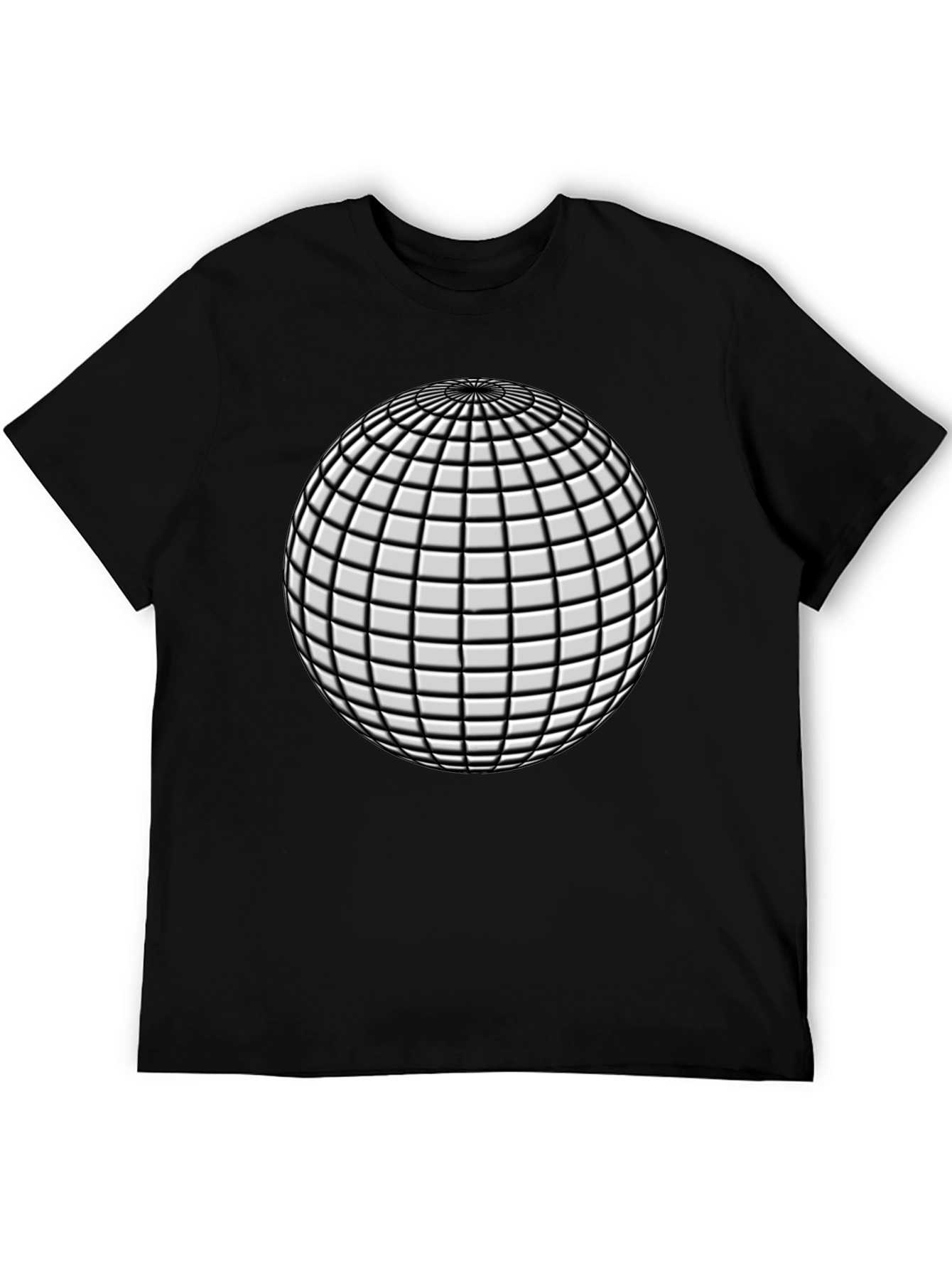 Geometric Sphere Graphic T-Shirt - Modern Design