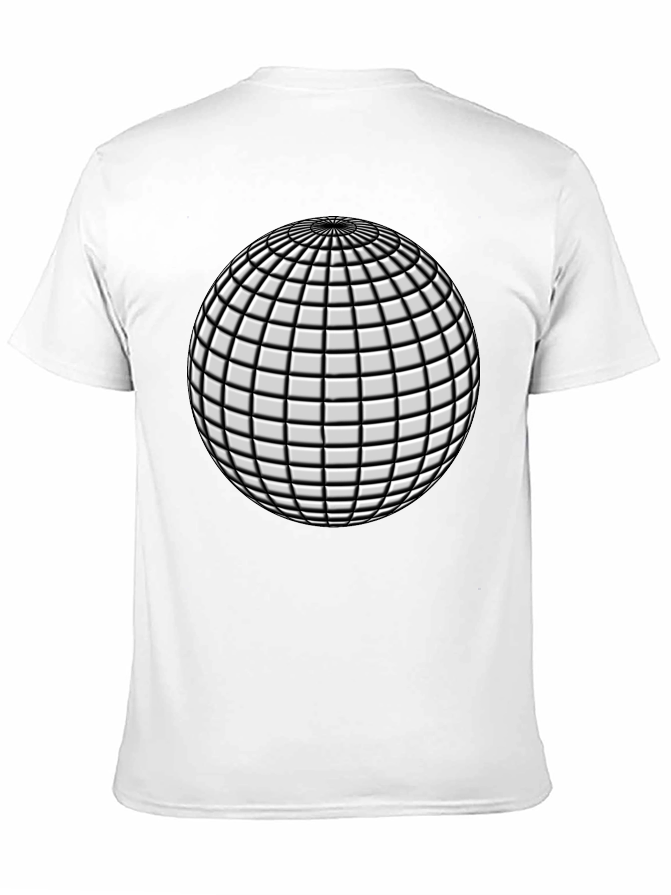 Geometric Sphere Graphic T-Shirt - Modern Design