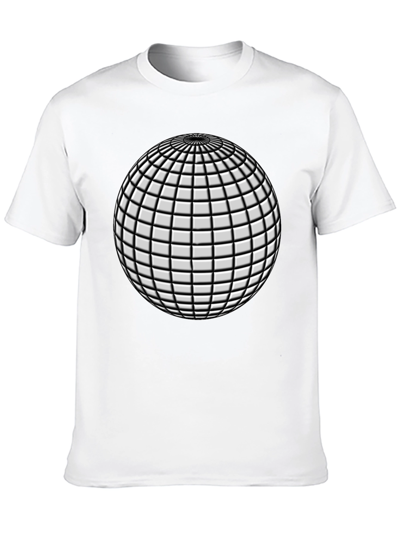 Geometric Sphere Graphic T-Shirt - Modern Design