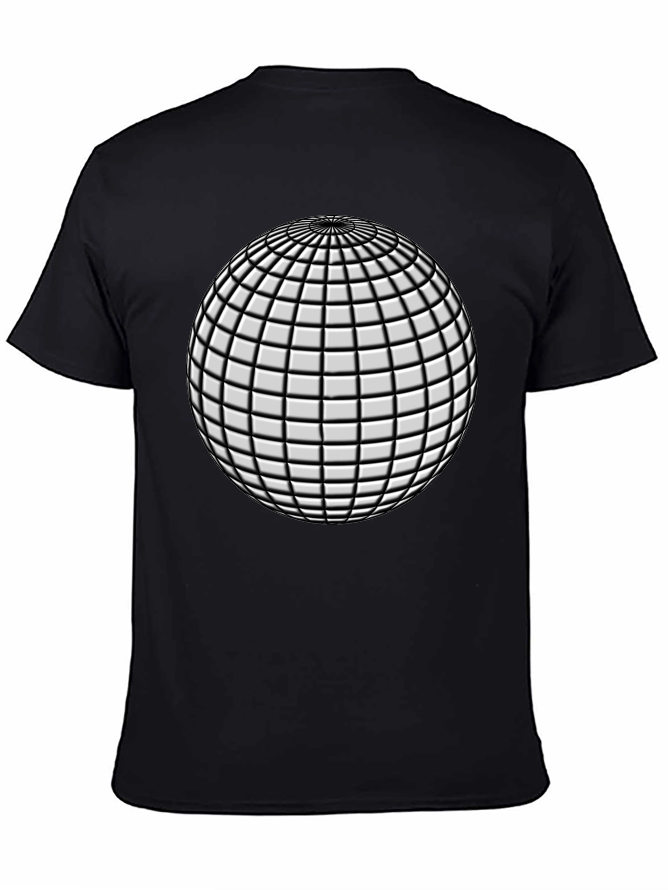 Geometric Sphere Graphic T-Shirt - Modern Design