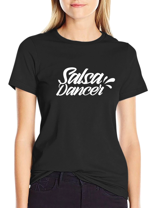 Salsa Dancer Black T-Shirt - Dance Apparel