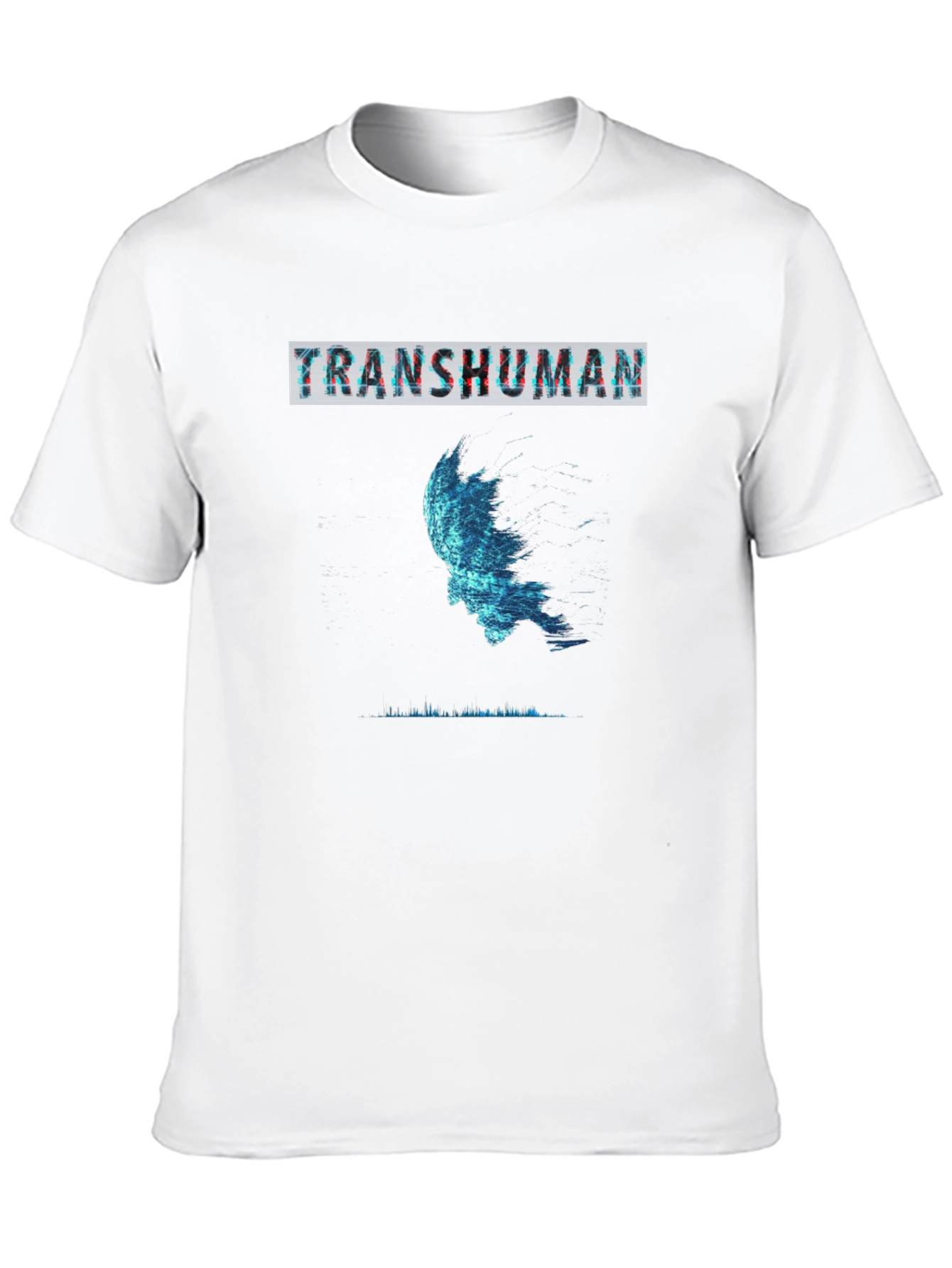 Transhuman Graphic Tee - Modern Sci-Fi Style