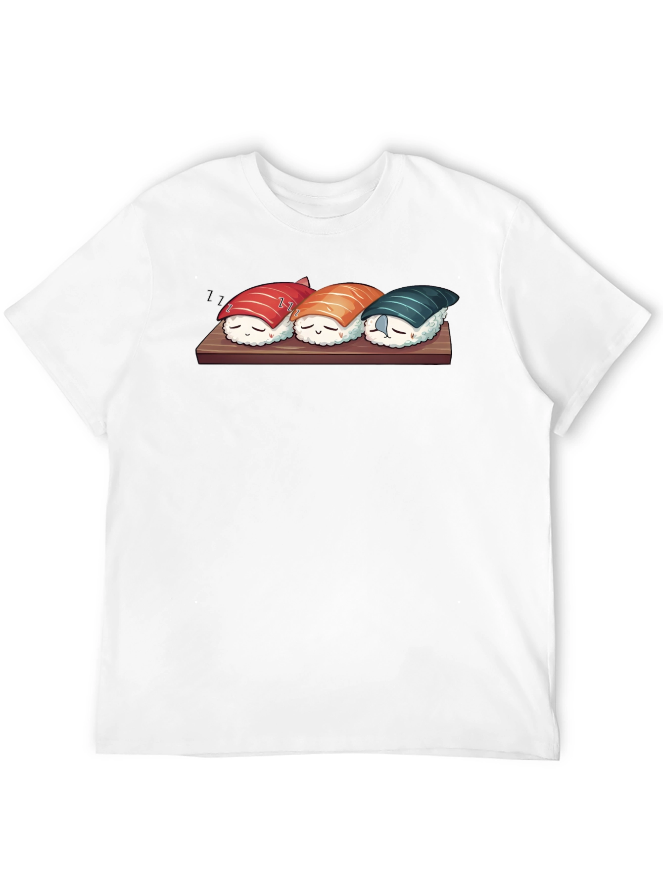 Sushi Nap T-Shirt - Cute Sleeping Kawaii Design