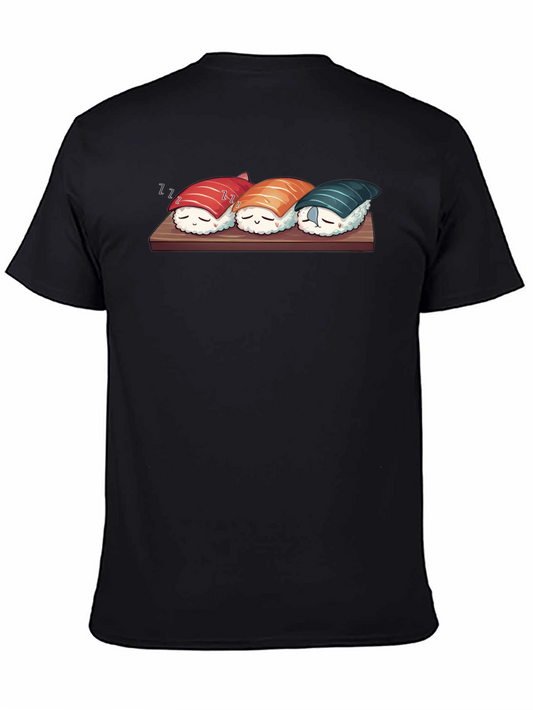 Sushi Nap T-Shirt - Cute Sleeping Kawaii Design