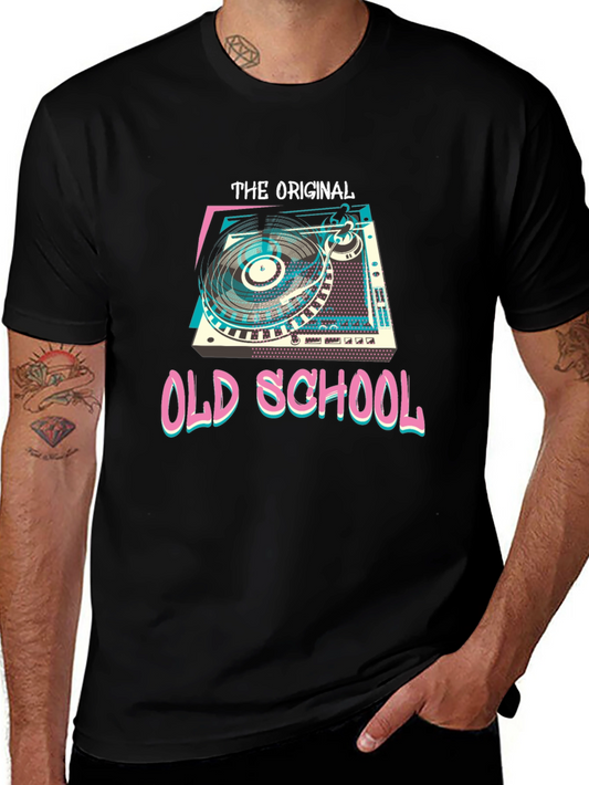 Original Old School DJ Turntable Graphic Tee
