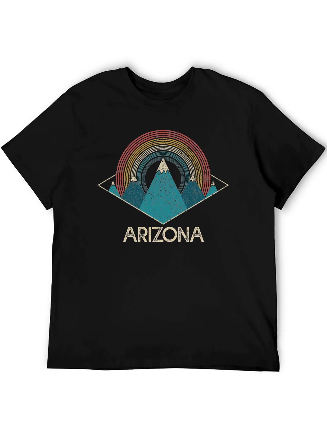 Retro Arizona Graphic Tee - Mountain Design