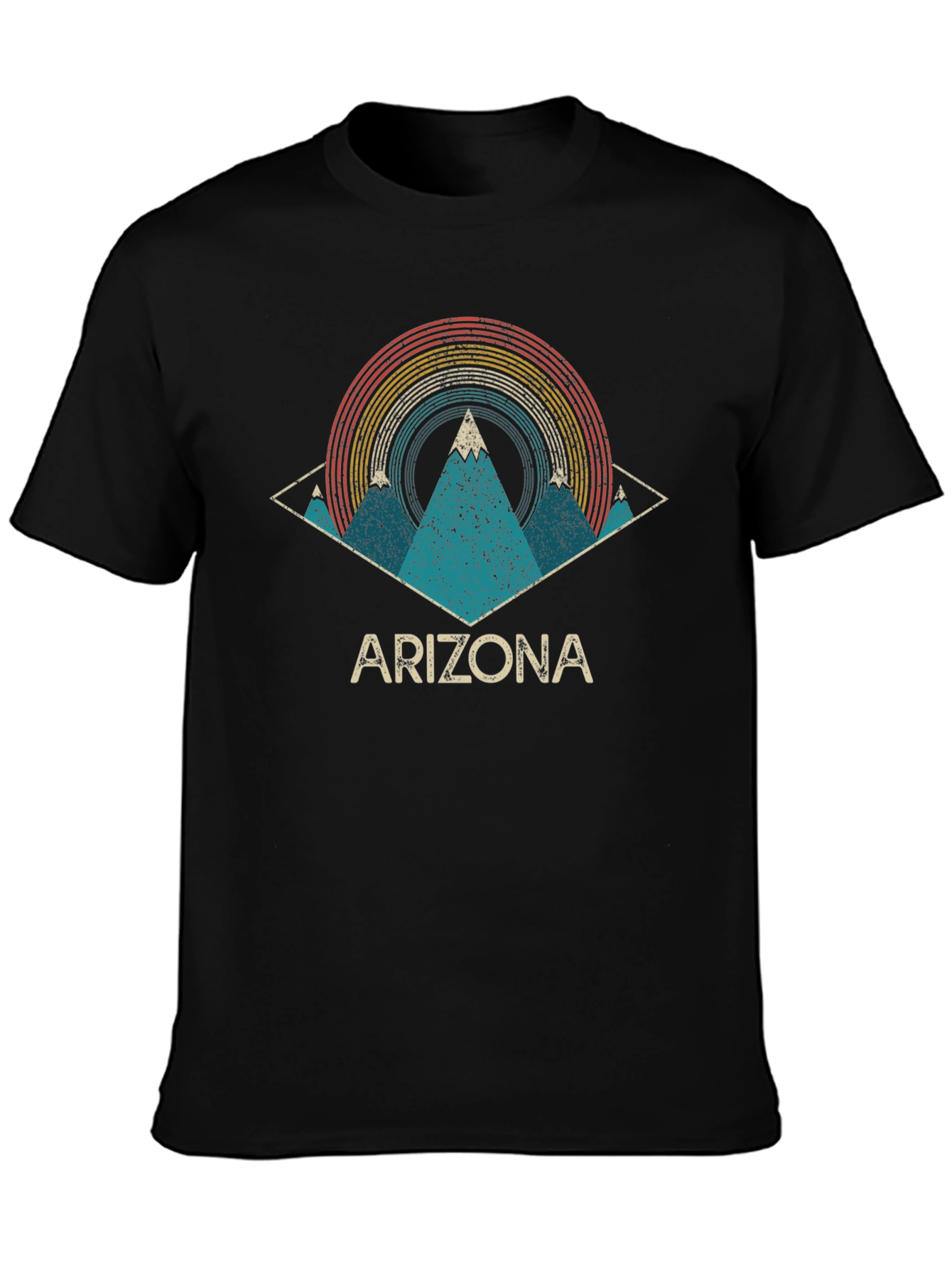 Retro Arizona Graphic Tee - Mountain Design