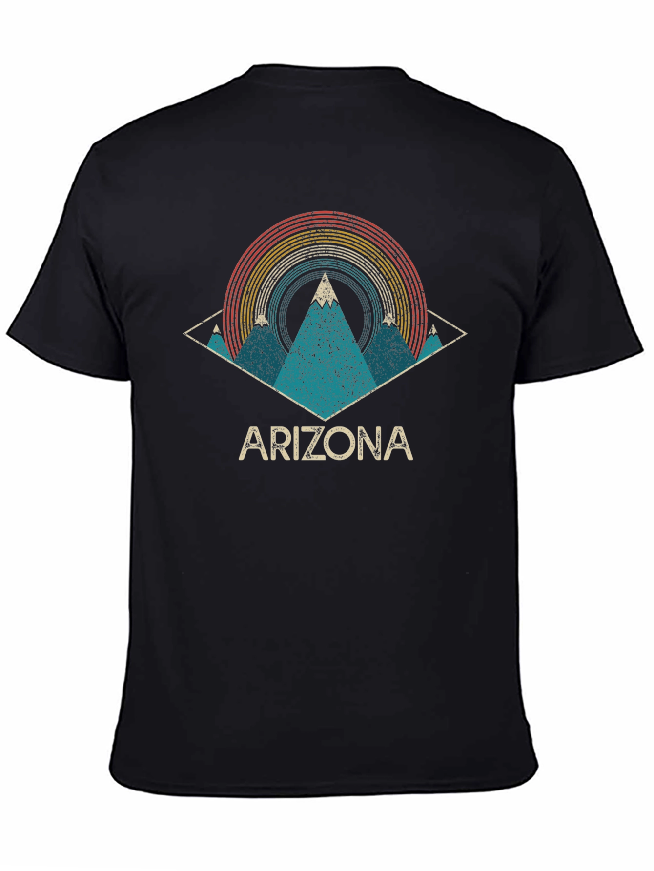 Retro Arizona Graphic Tee - Mountain Design