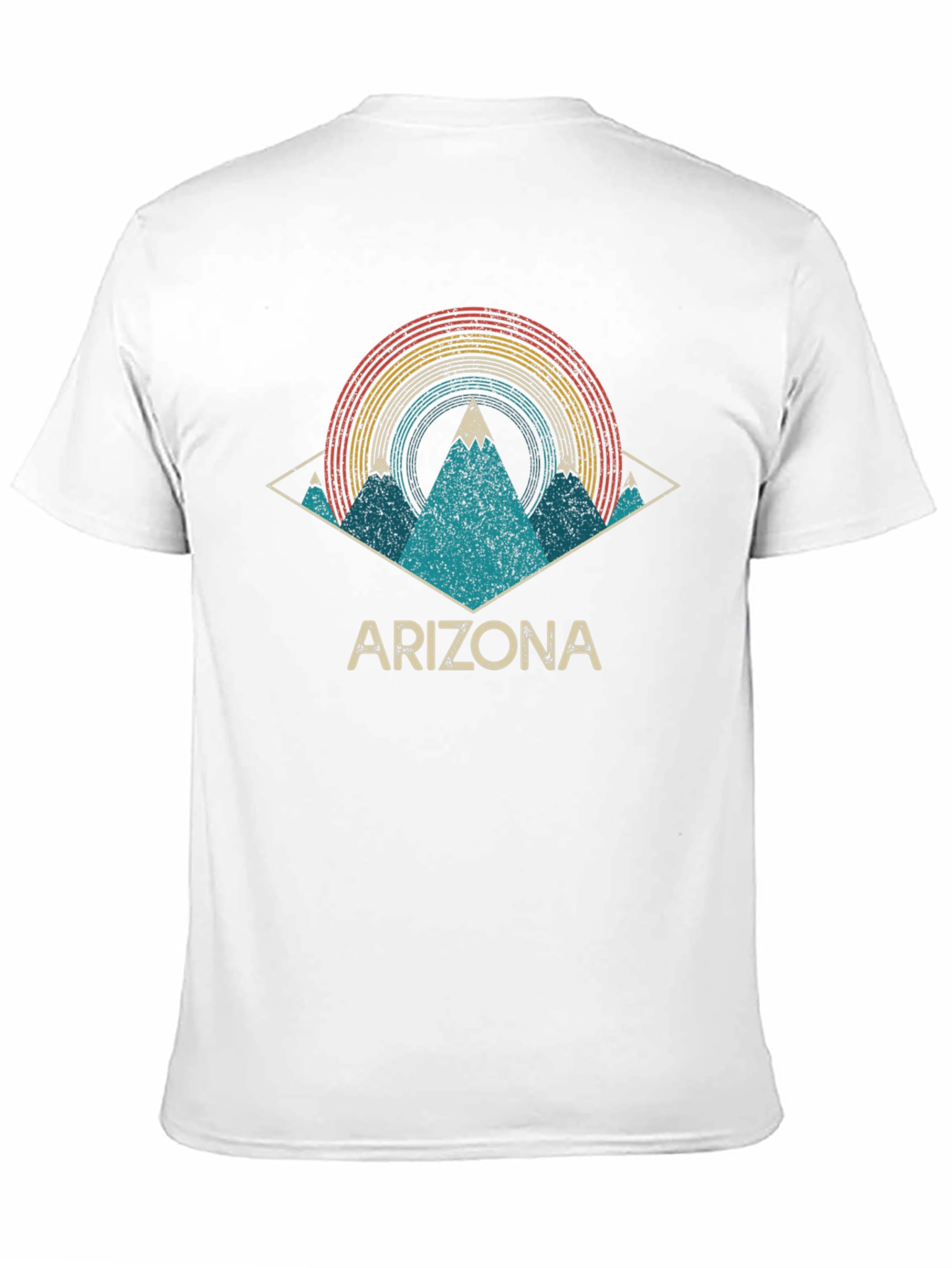 Retro Arizona Graphic Tee - Mountain Design