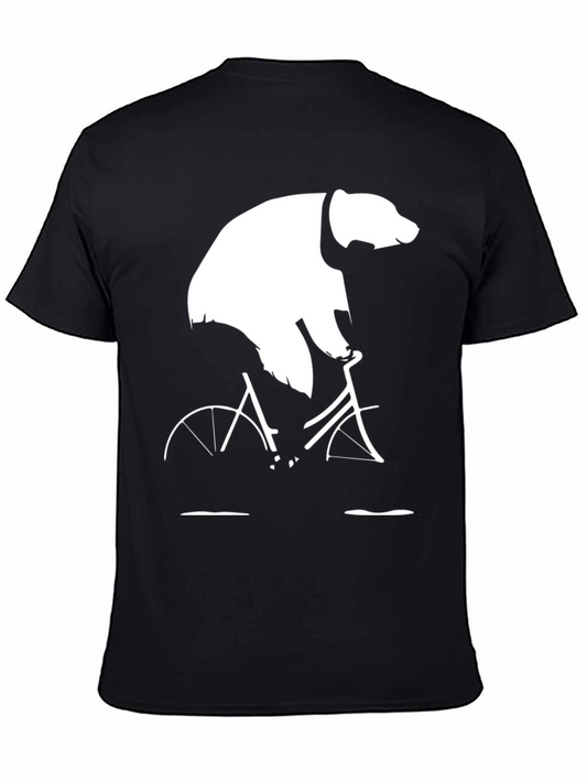 Bear on Bike Graphic Tee
