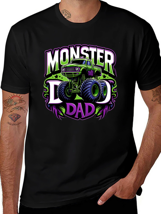 Monster Dad Graphic Tee - Black