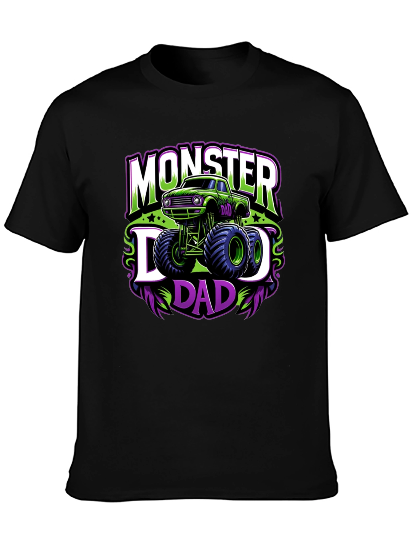 Monster Dad Graphic Tee - Black