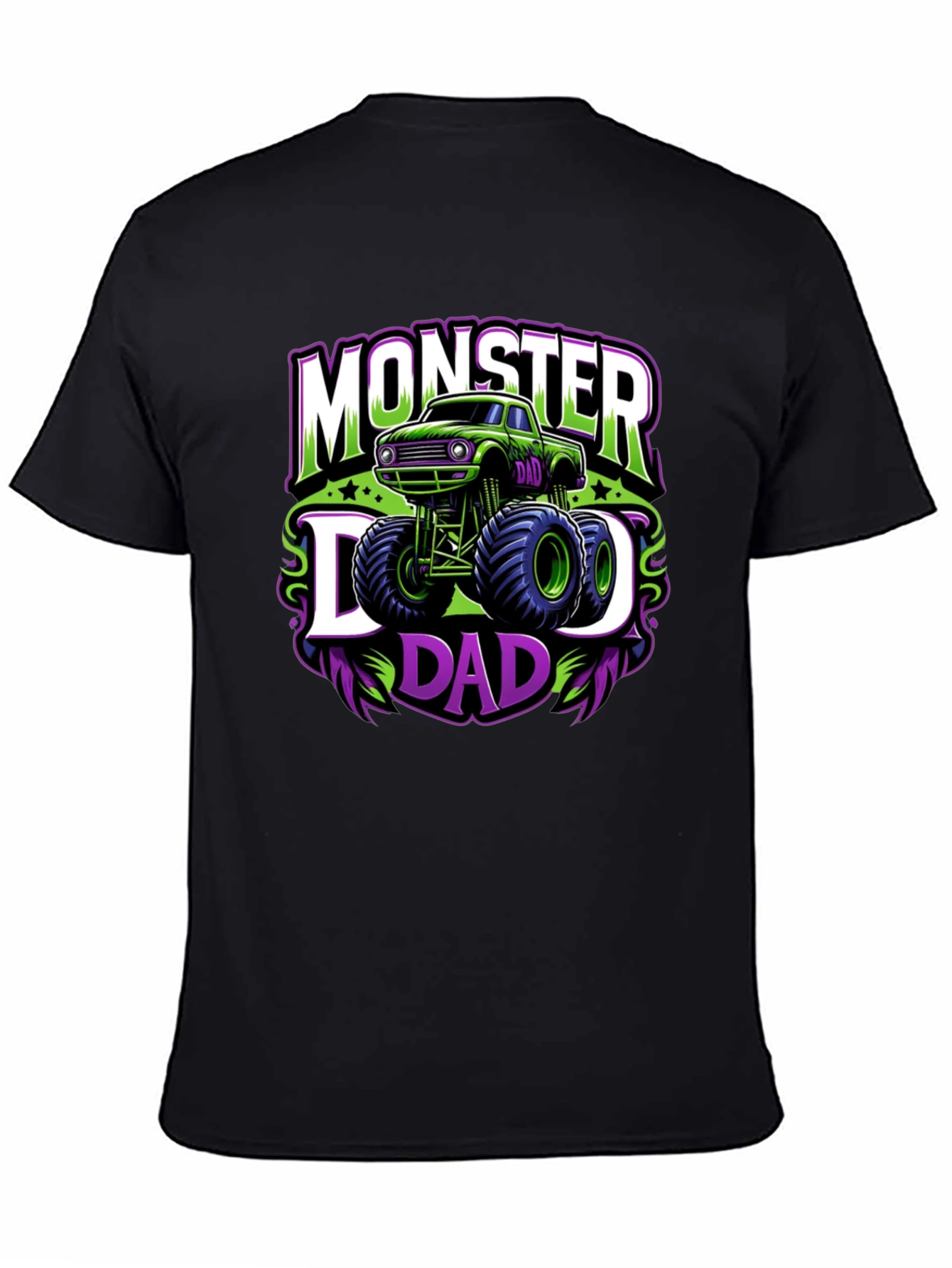 Monster Dad Graphic Tee - Black