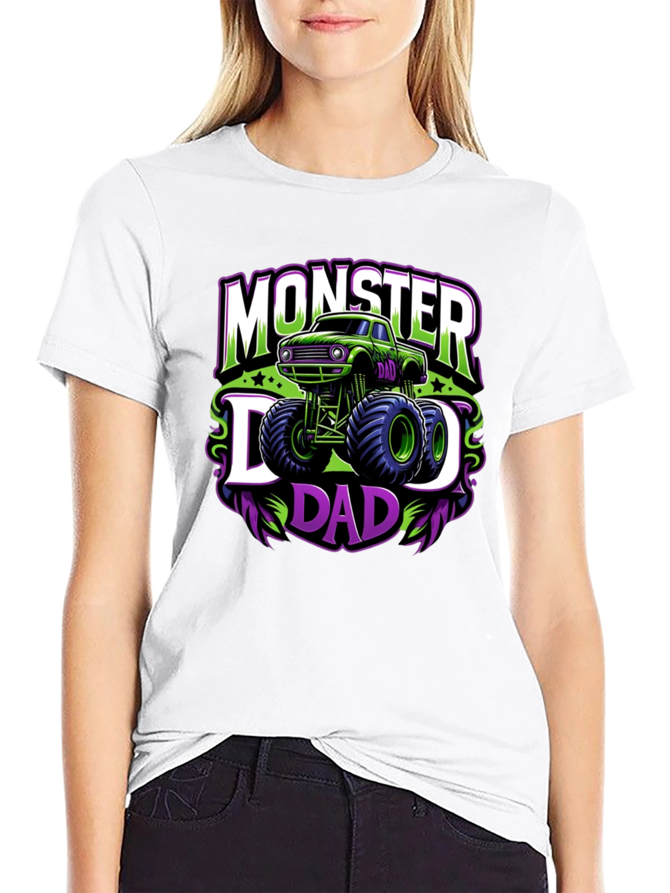 Monster Dad Graphic Tee - Black