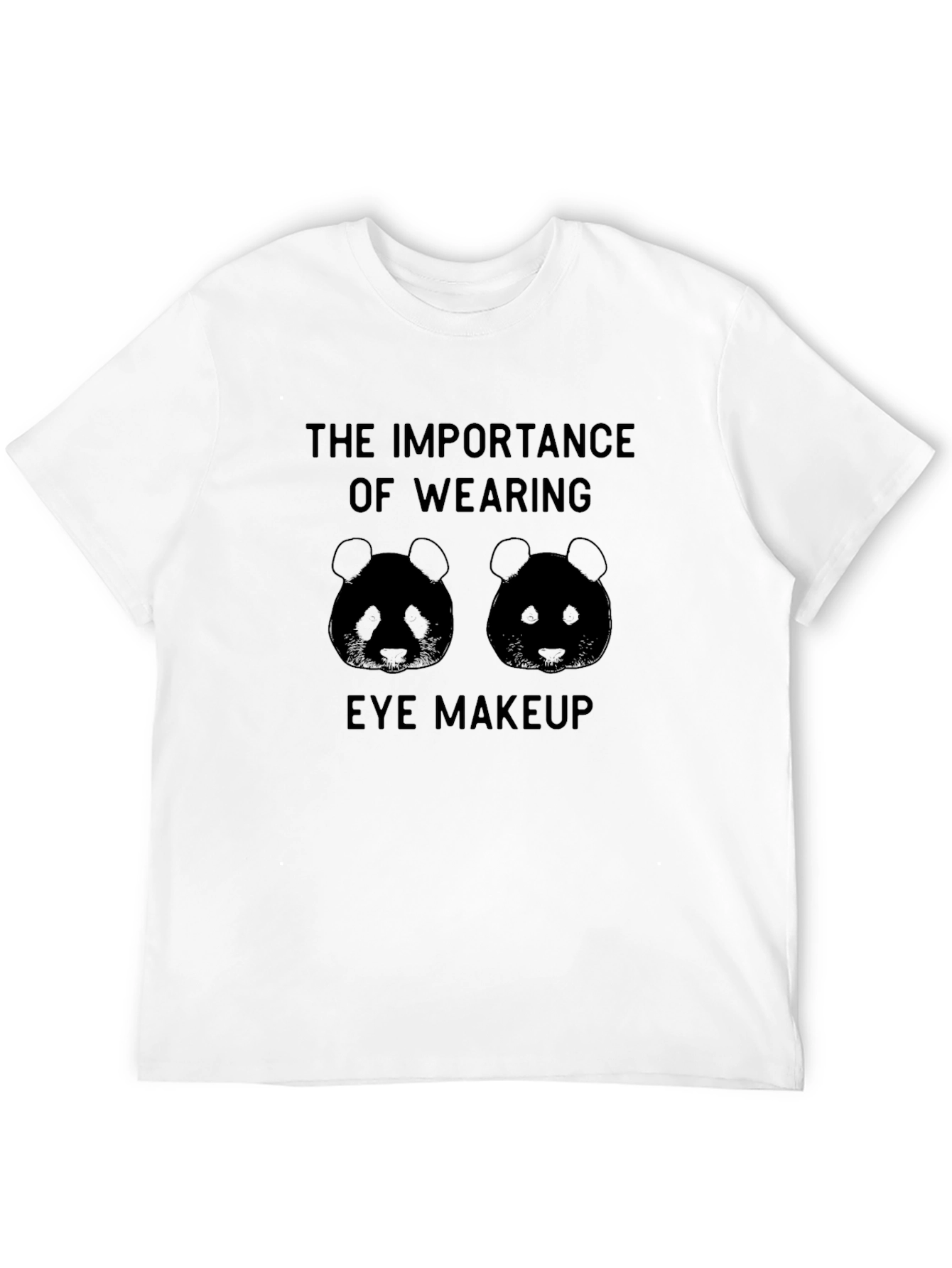 Eye Makeup Panda Graphic Tee - Unisex