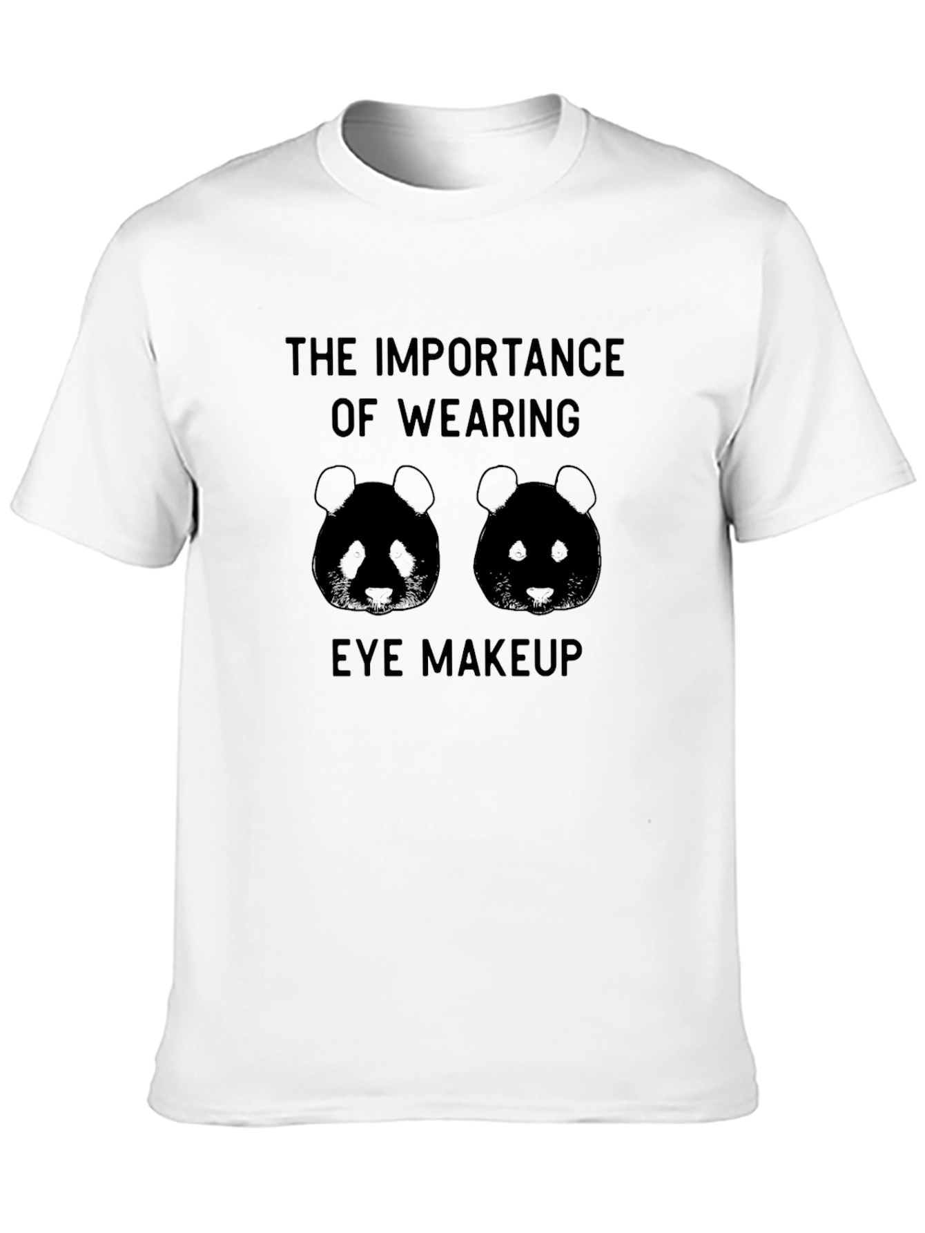 Eye Makeup Panda Graphic Tee - Unisex