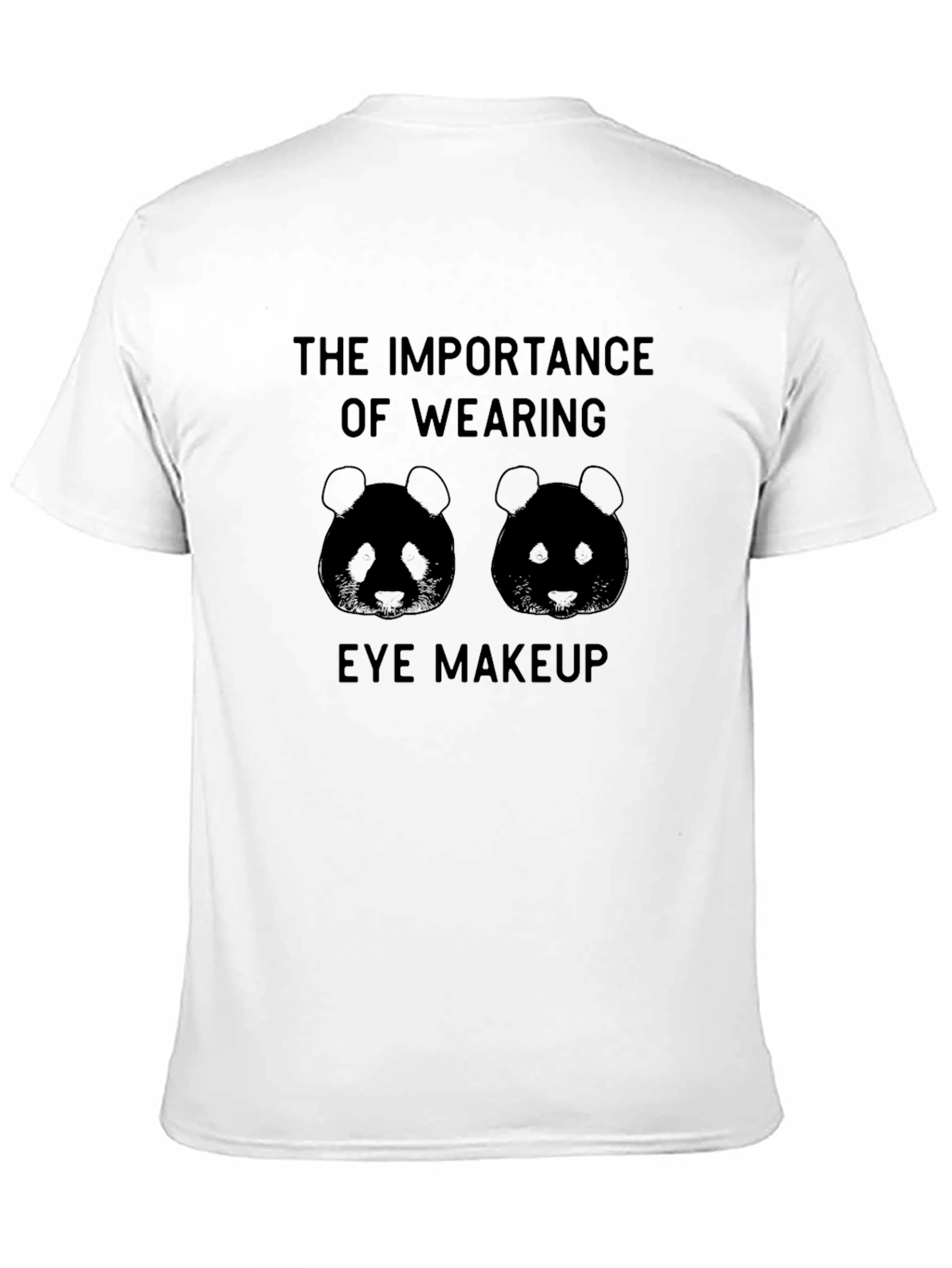 Eye Makeup Panda Graphic Tee - Unisex