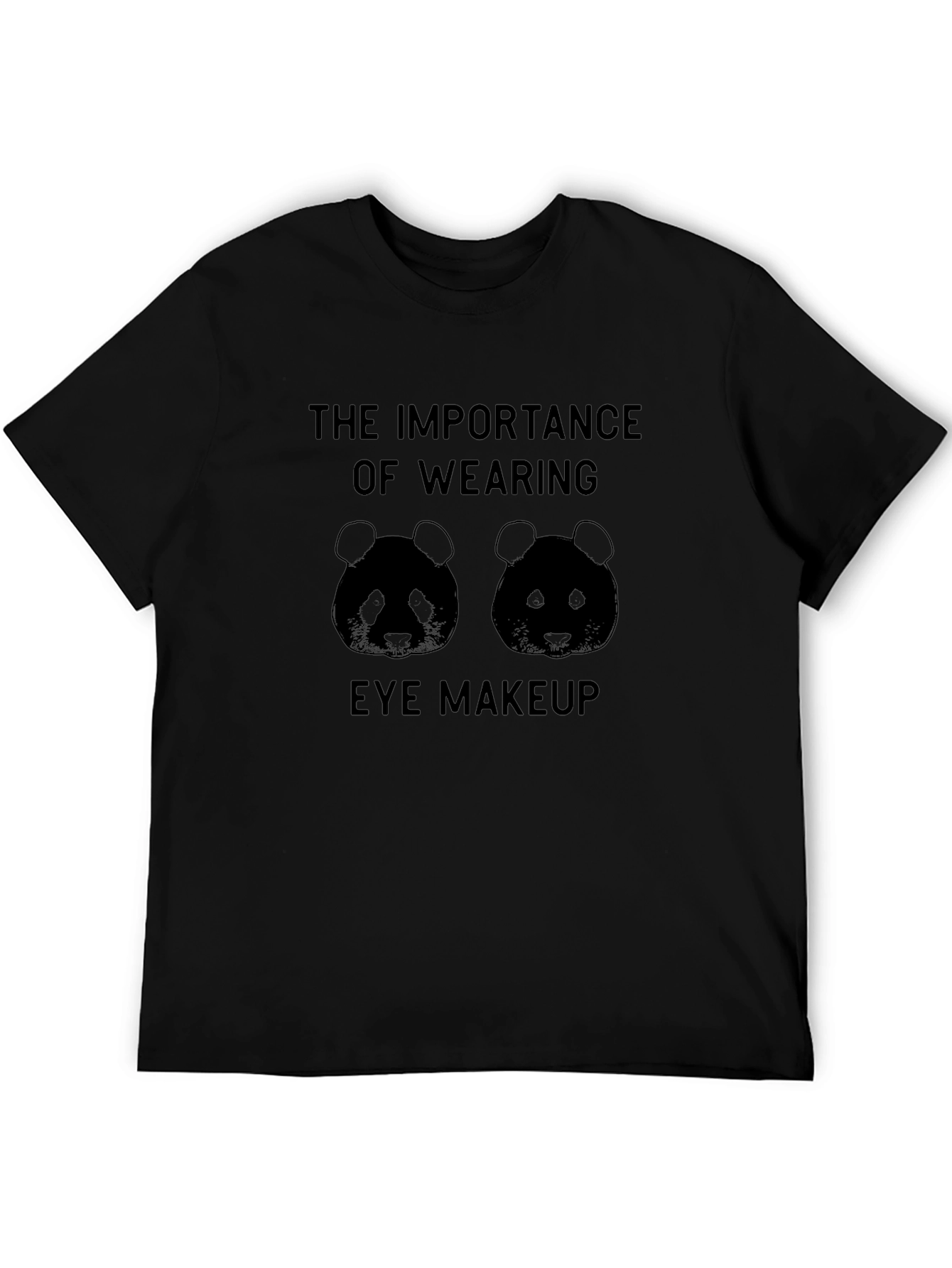 Eye Makeup Panda Graphic Tee - Unisex