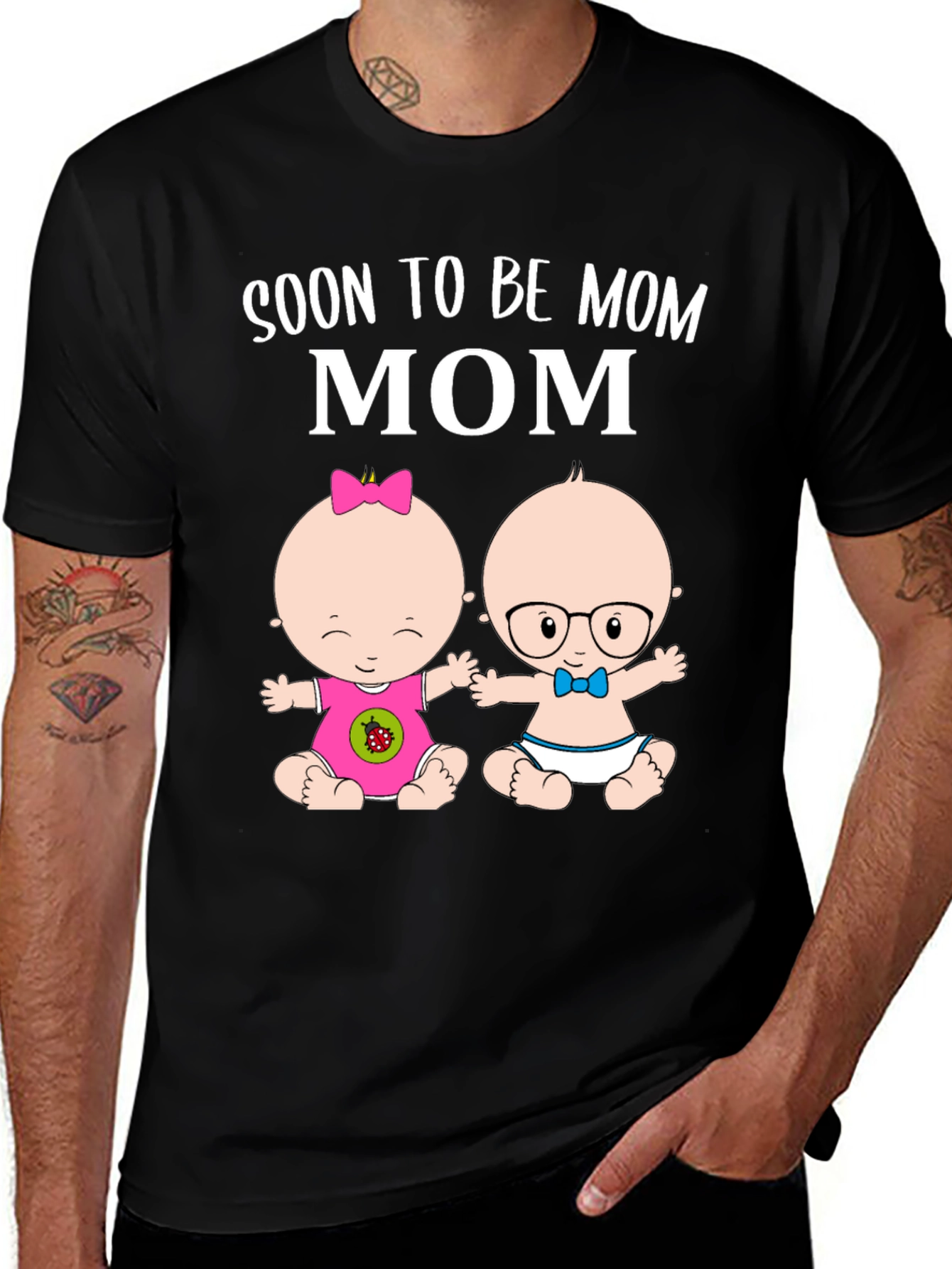 Soon to Be Mom Matching Pregnancy T-Shirt