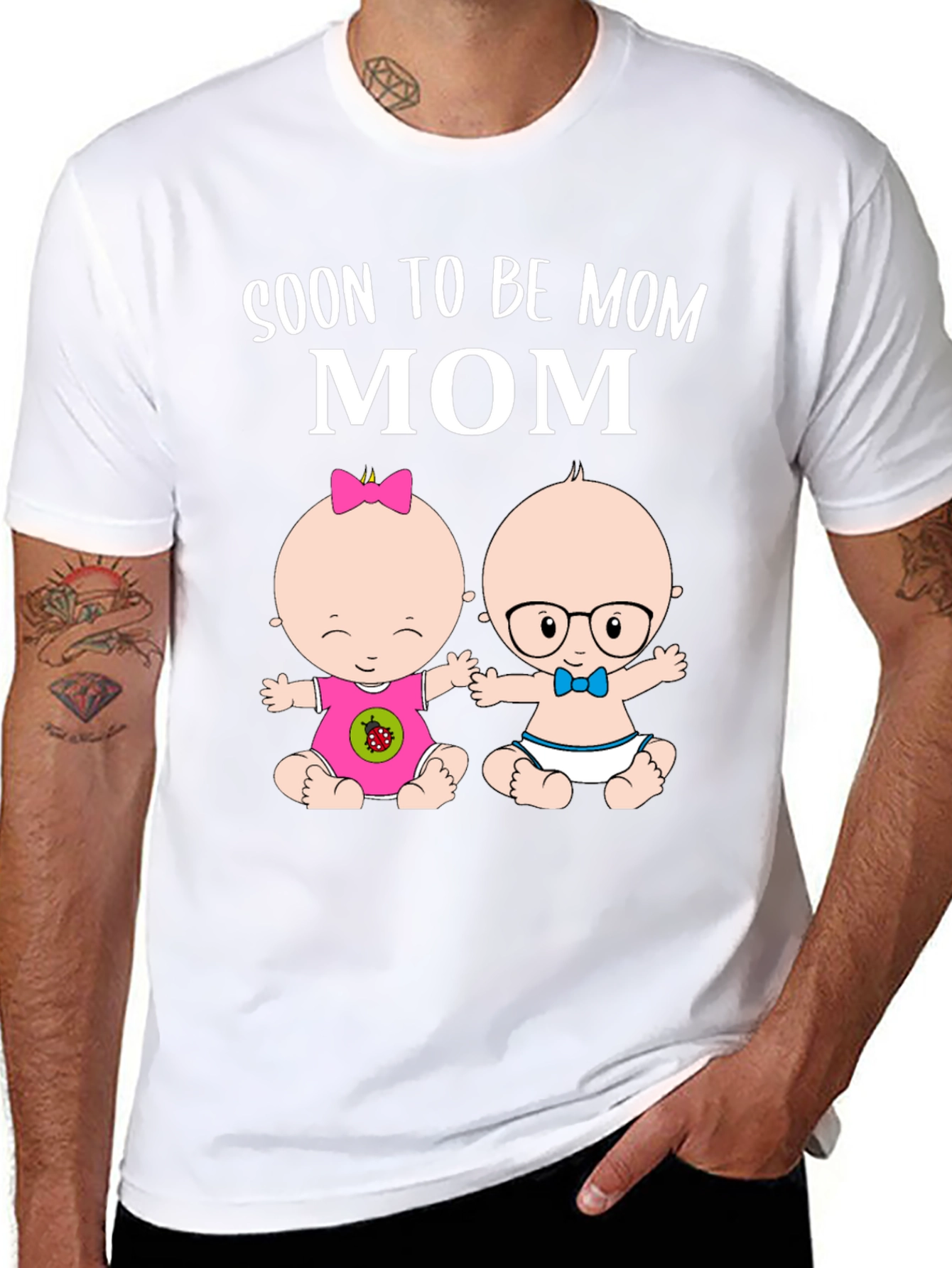 Soon to Be Mom Matching Pregnancy T-Shirt